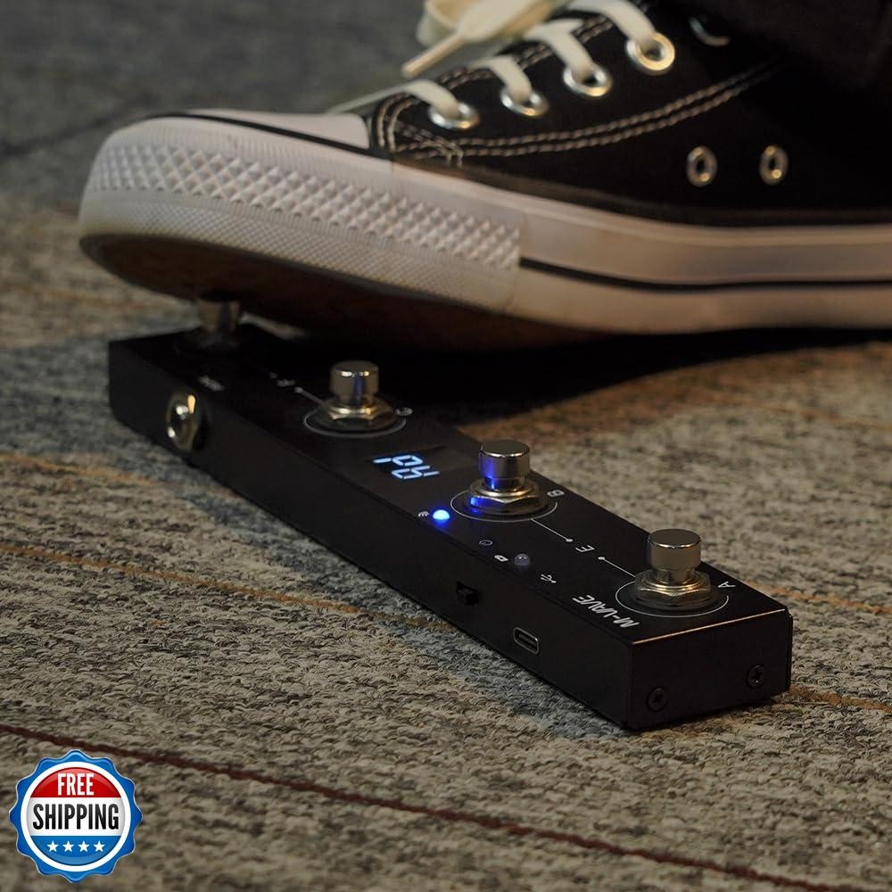 Chocolate BT Wireless MIDI Controller Rechargeable 4 Buttons Peda