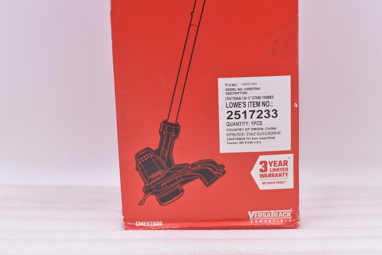 Craftsman 3.5 AMP 12" Corded String Trimmer/Edger CMEST900