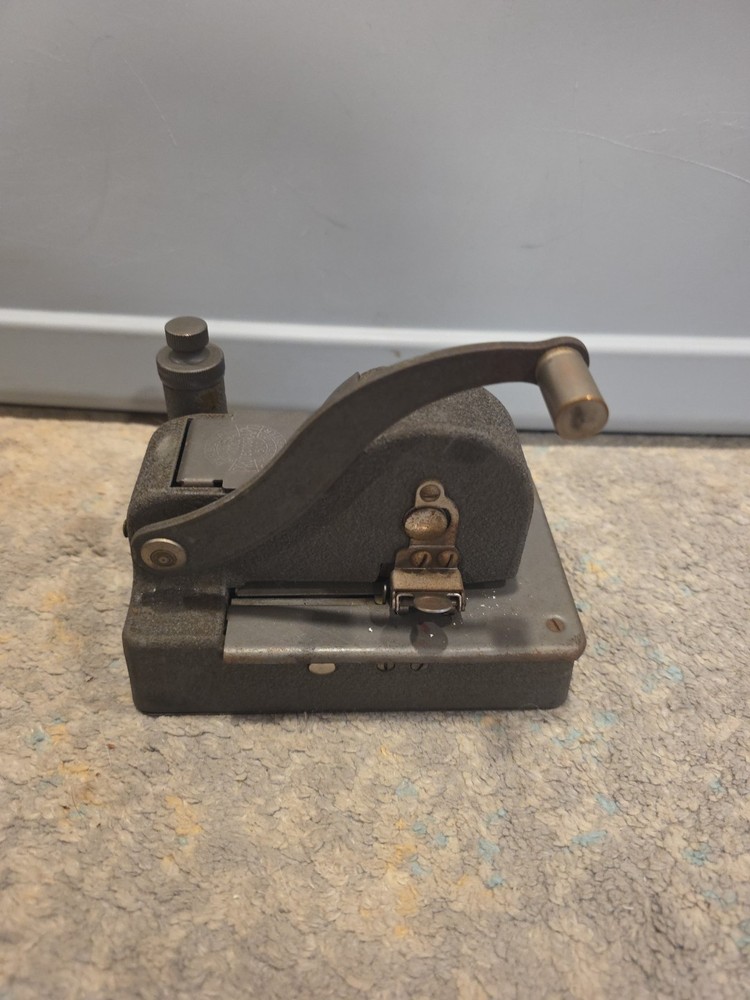 Vintage check writing machine