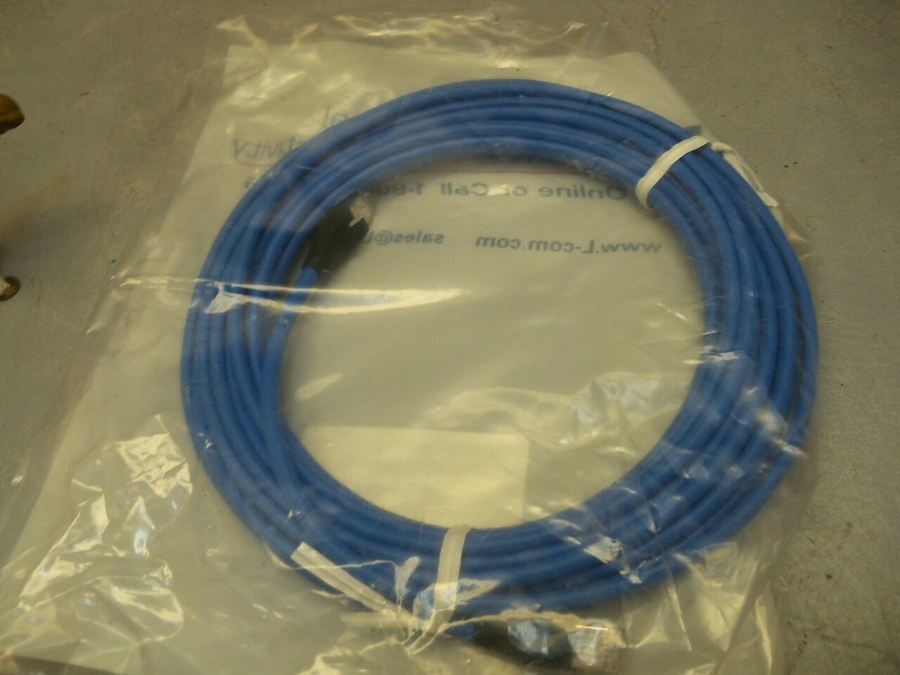 Ethernet Cable Cat 5e 25' RJ45 Plenum Cable L-Com TRD815SPL-25