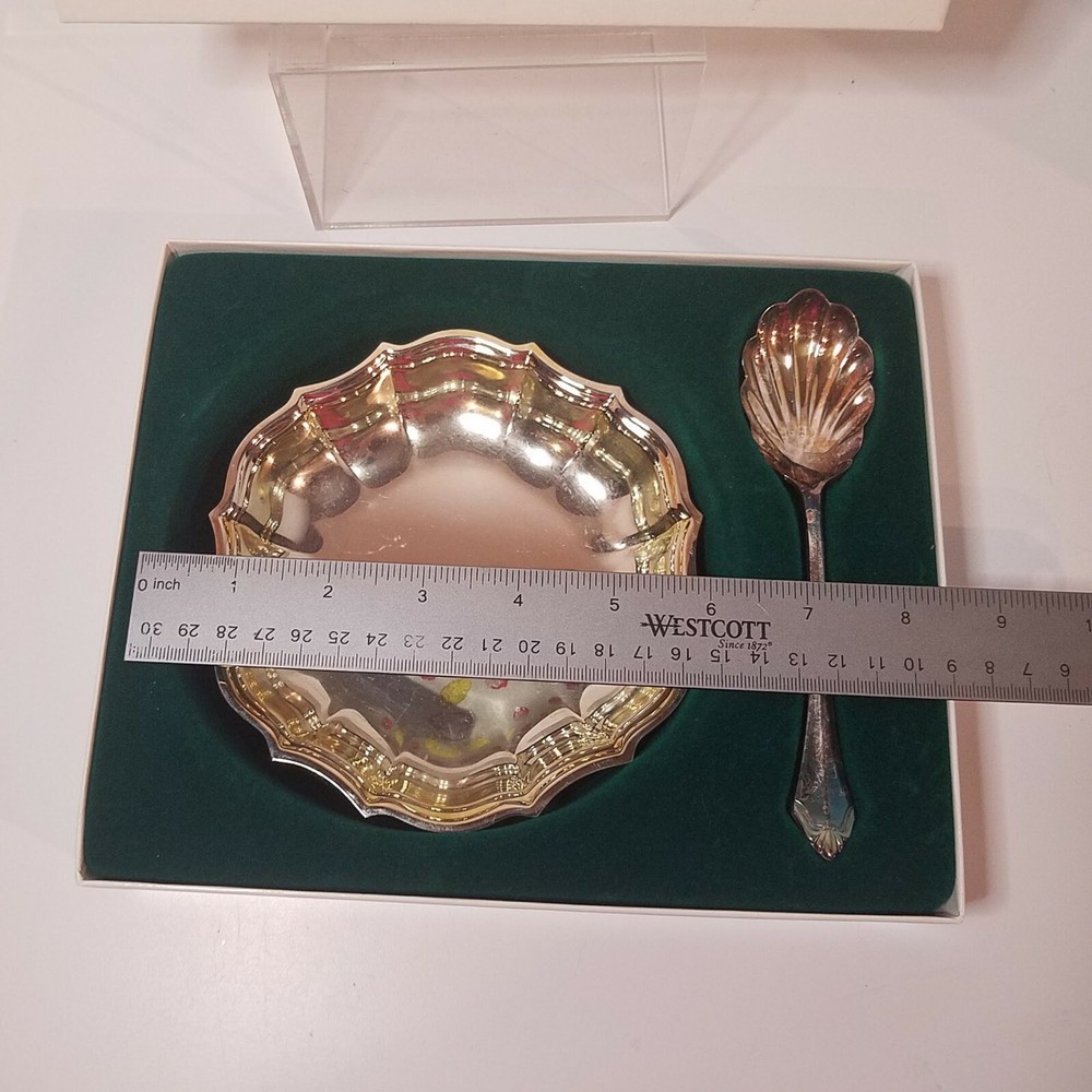 Oneida, Silverplate, Hostess Server Spoon Set Formal Dining Decor w Original Box