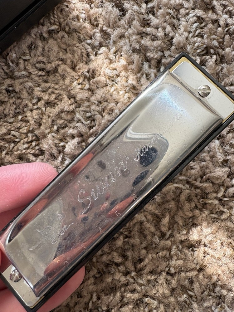 Swan Harmonica w/ Box Vintage