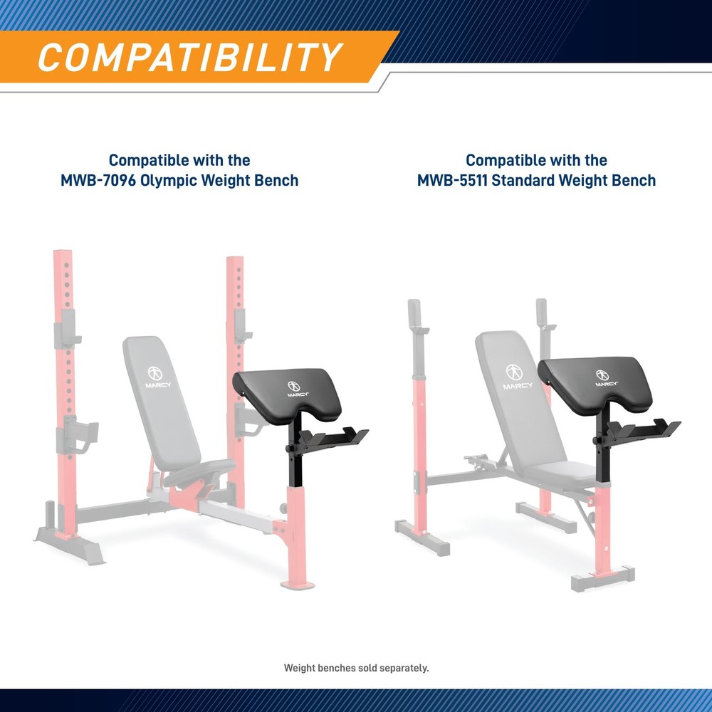 Weight Bench Accessory Arm Curl ACC8215AC