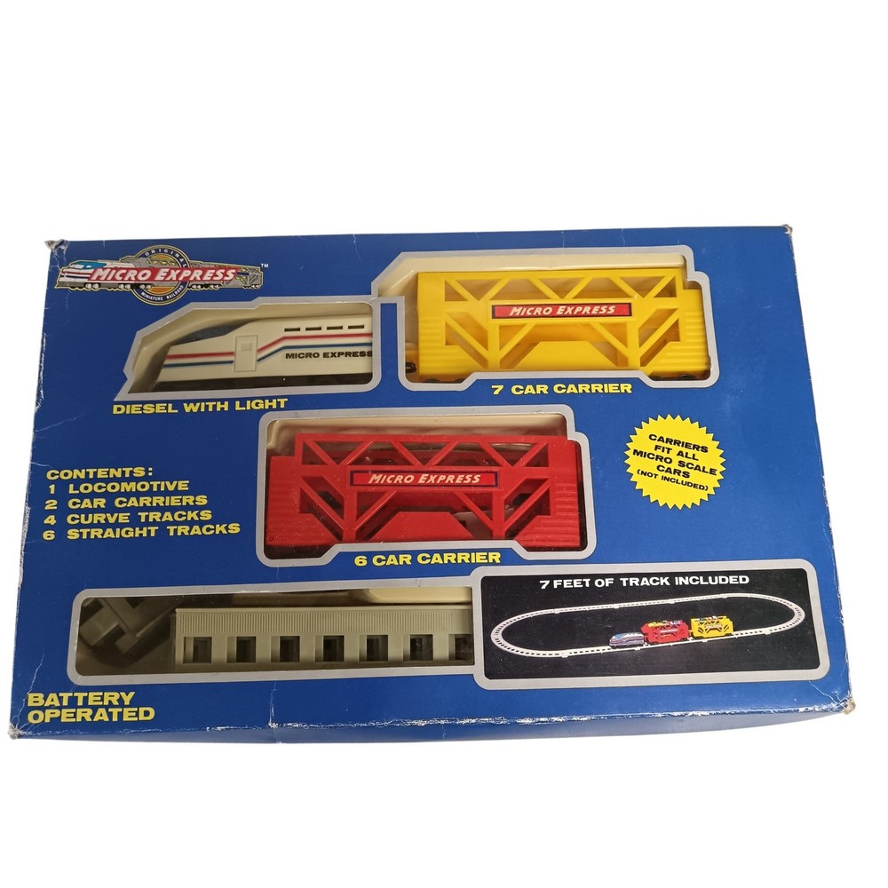 Micro Express Train Set Item No. 300 The Toy Group 1989 Boxed Preloved