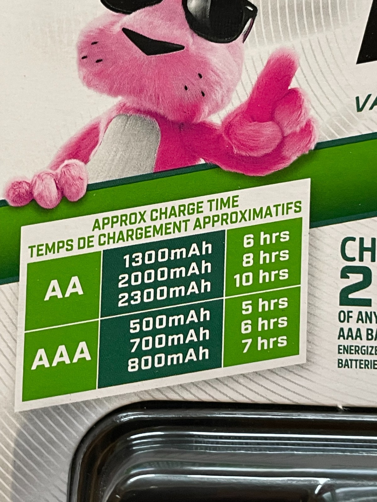 Energizer Rechargeable AA and AAA Battery Charger with 4 AA NiMH Batteries