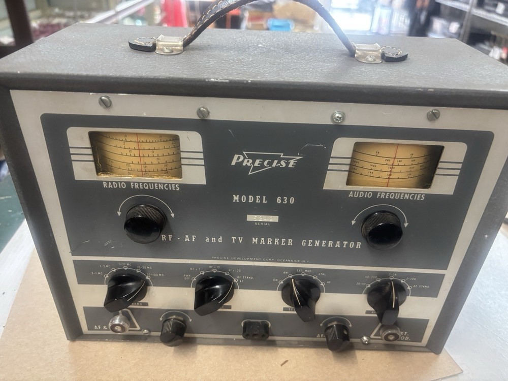 Precise Model 630 RF- AF TV Marker & Bar Generator TESTED - READ