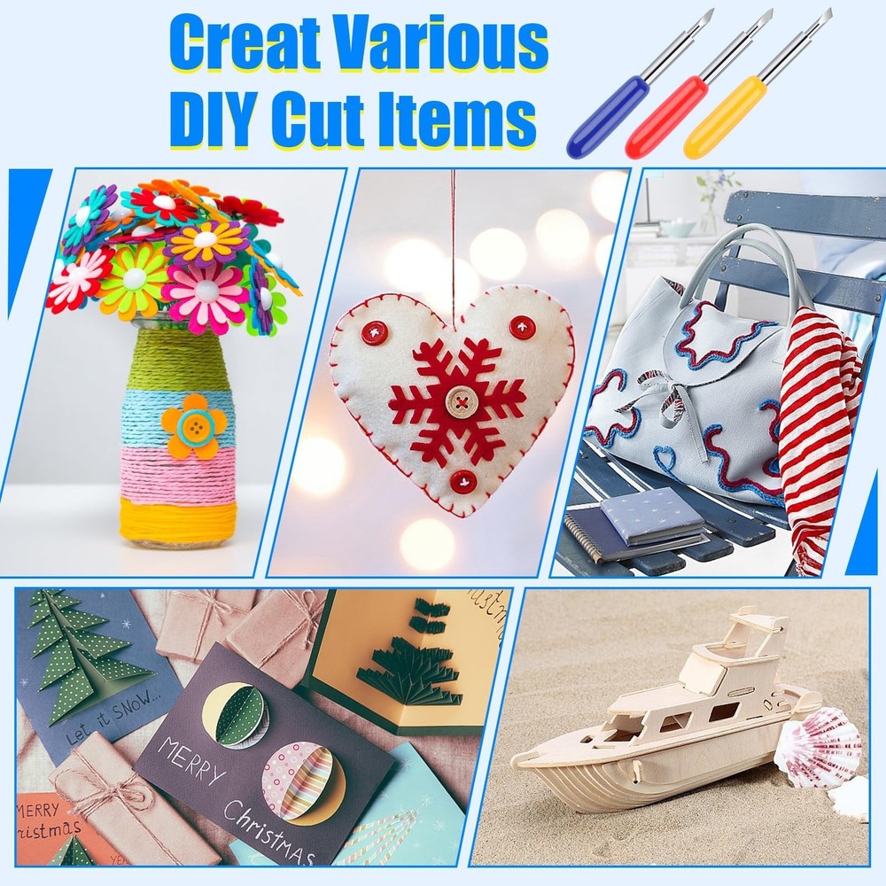 40 PCS Replacement Cutting Blades, Fine Point Blade Compatible with Explore A...