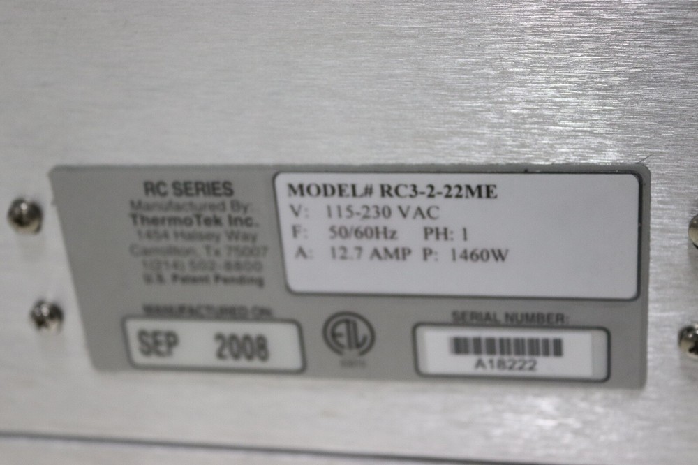 ThermoTek RC3-2-22-ME Recirculating Chiller Rackmount