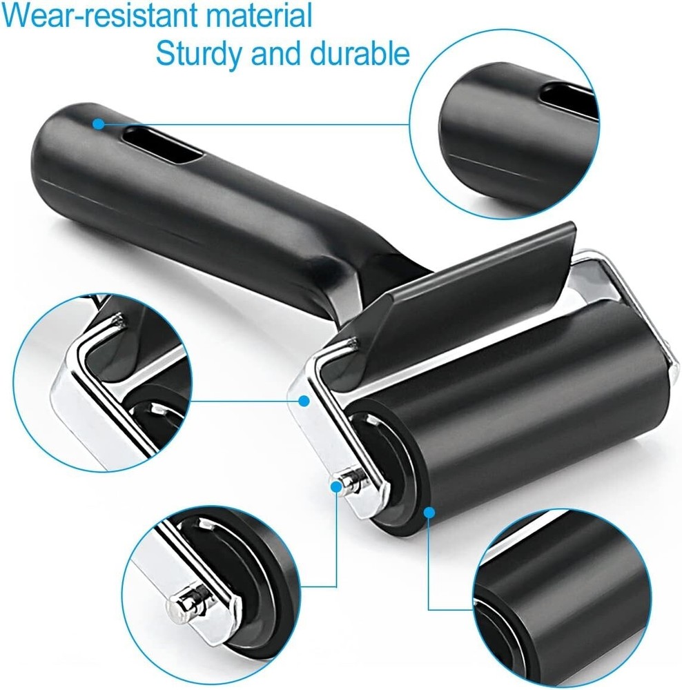 Professional-Grade 2.5-Inch Rubber Roller for Construction and Printing