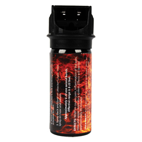 Hottest Wildfire Sticky Pepper GEL Self Defense 2oz Spray 1.4% MC. 10% OC UV Dye