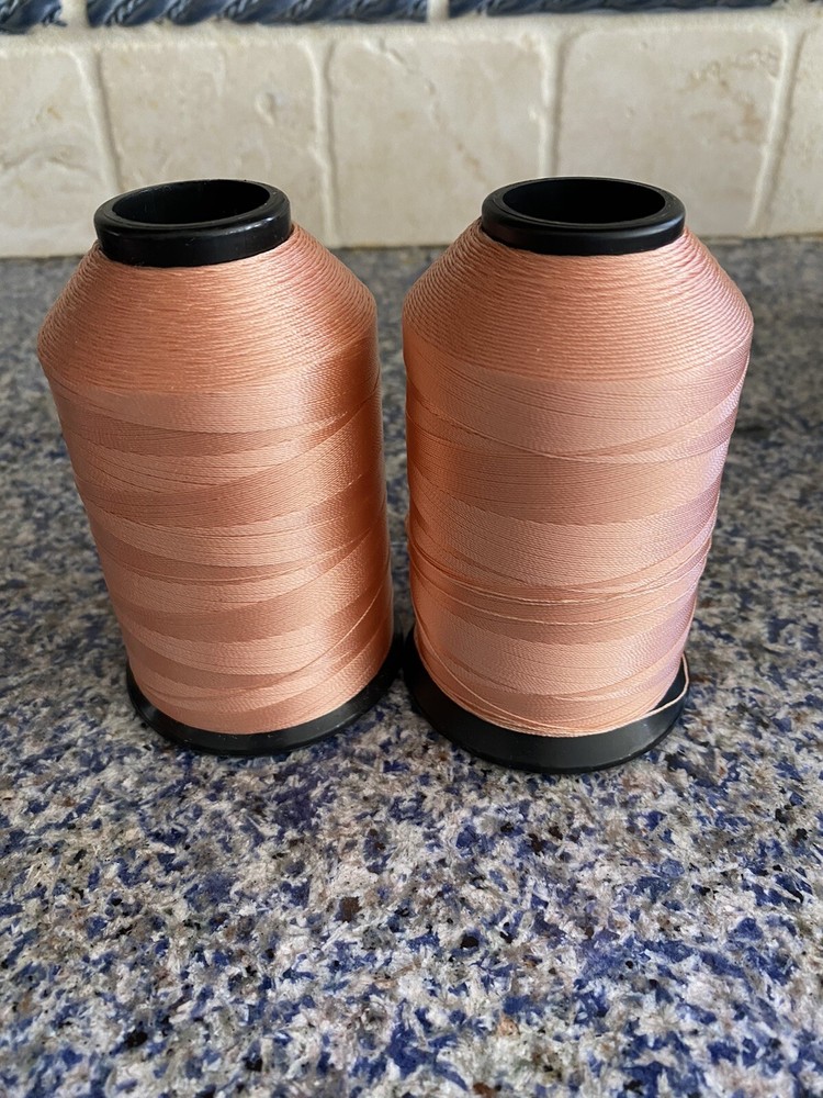 HOLLAND THREAD CO. Rod Wrapping Nylon Thread Spools Assorted Colors 1500 Yards
