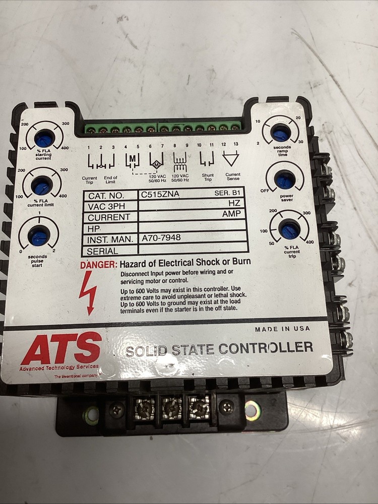 ATS Solid State Controller C515ZNA SER.B1 U-016
