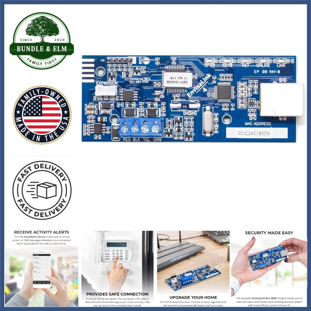 Security Interface Module for DSC and Honeywell Systems with Remote Control