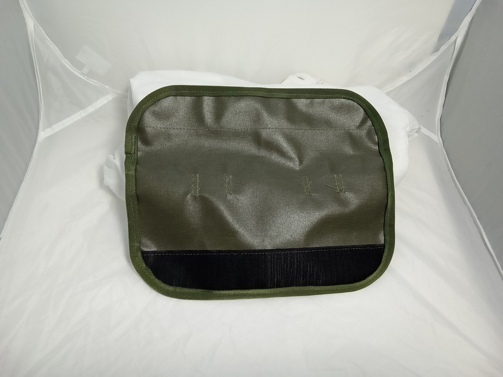 Sand bag holder OLIVE single "hook and loop" closure