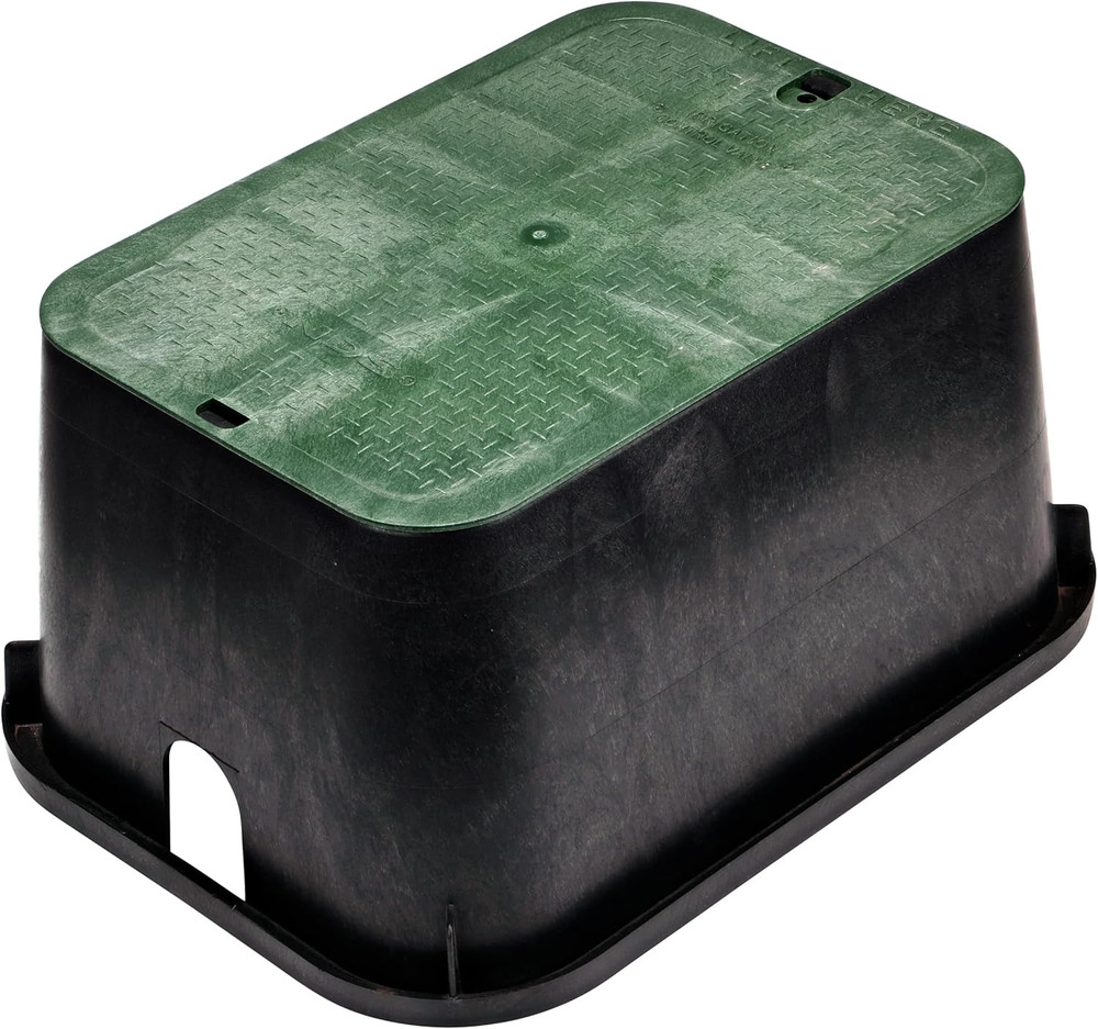 15X22 In. Rectangular Jumbo Valve Box & Cover, 12 In. Height, Irrigation Control
