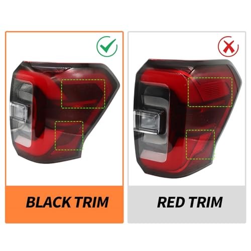 Black Border Tail Light Assembly Compatible with Expedition 2022 2023 Right