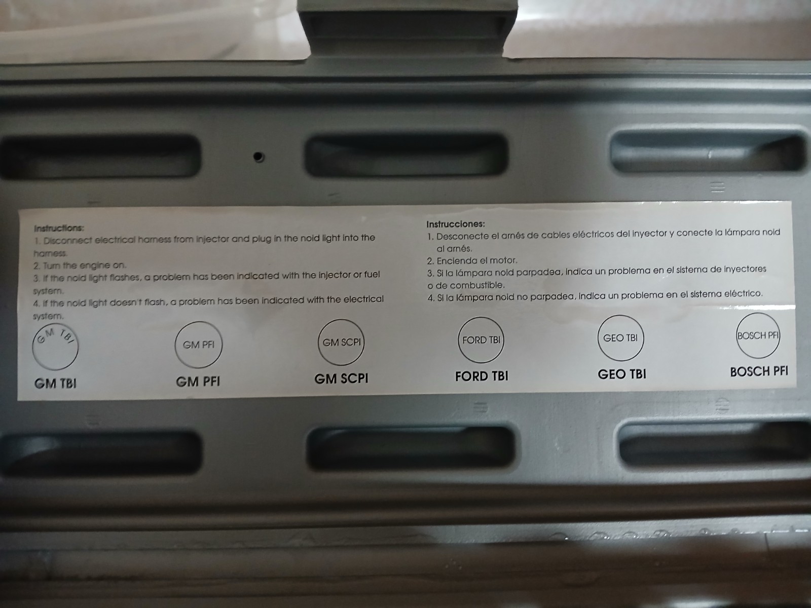 Autocraft Noid Light Test Kit for GM, Ford & Bosch TBI & Fuel Injector Systems