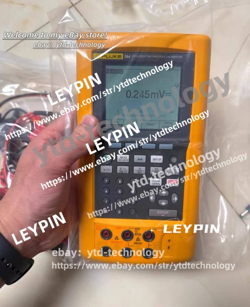 Fluke 744 Record multi-function process calibrator+Hart Line&stock#ytd