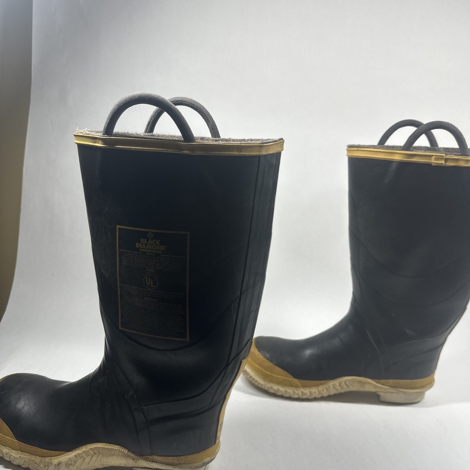 Black Diamond NFPA Fire Fighter Boots Size 11 M Made In Canada