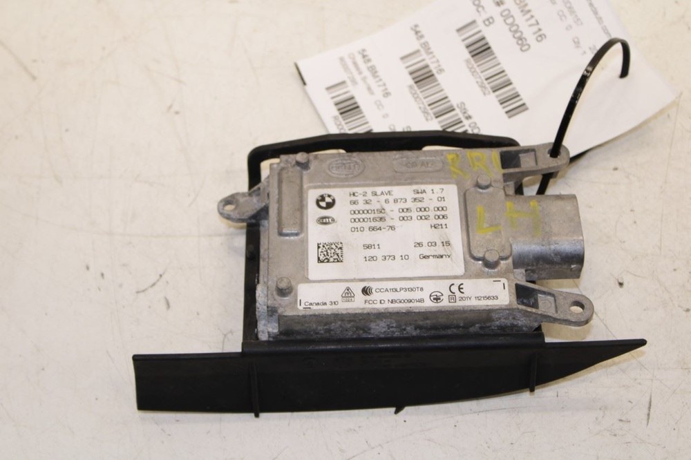 11-2017 BMW X3 xDrive28i Rear Left Side Blind Spot Detection Radar Sensor Module