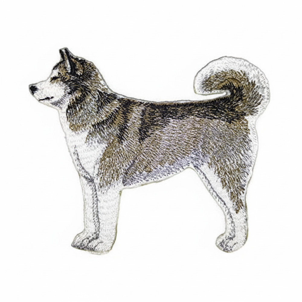 Malamute Embroidered Patch | Arctic Dog