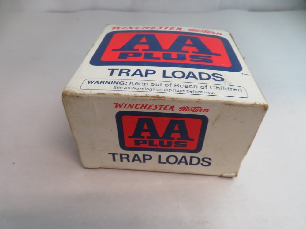 Winchester Western AA Plus Trap Loads EMPTY BOX Vintage