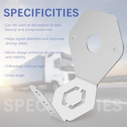 Watermelon Light Bracket, Turn Signals Bracket Watermelon Light, Stainless 4