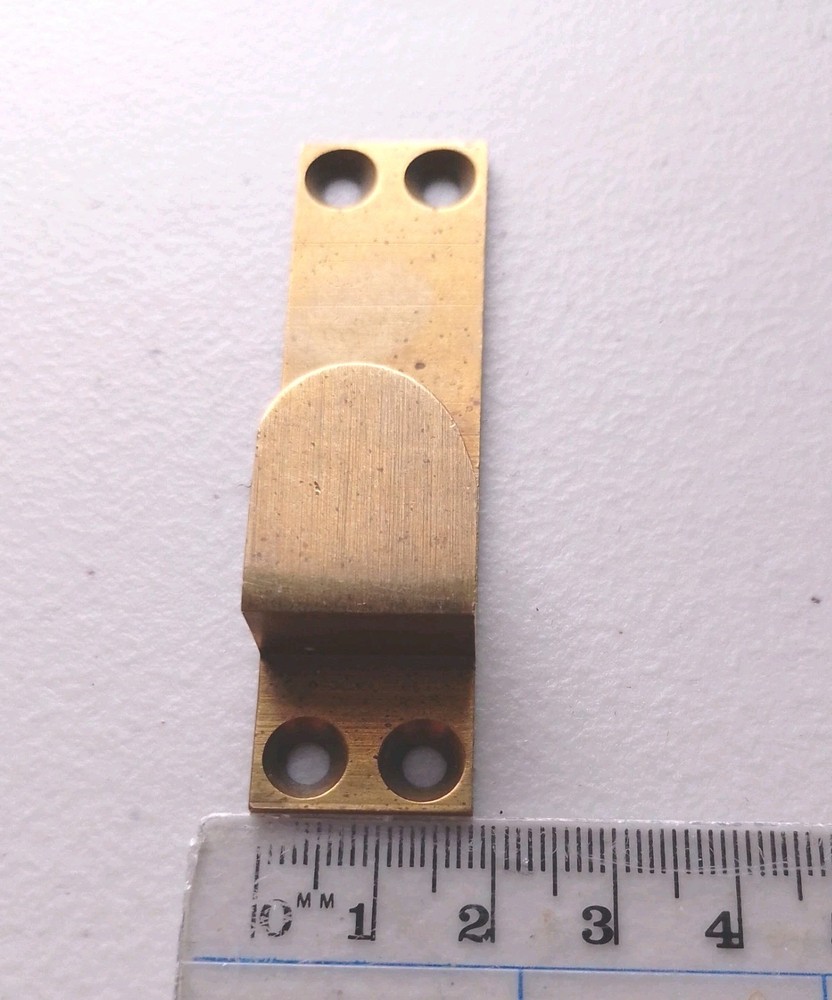 Spare Solid Brass Sash Window Latch Keep Vintage Reclaimed Salvage
