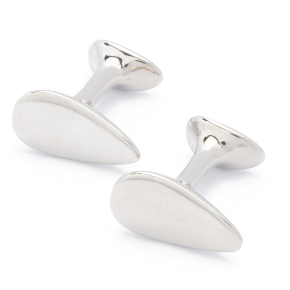 Cufflinks - Drop Classic Silver