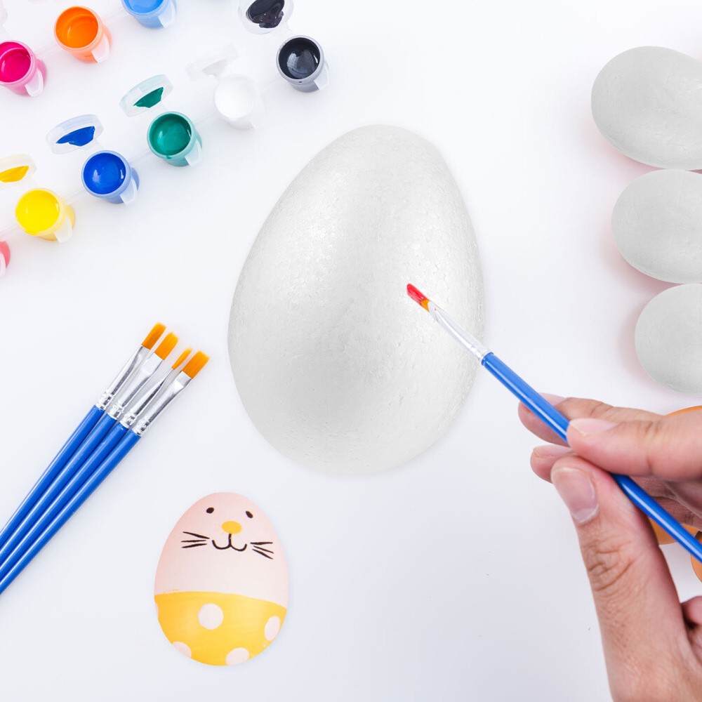 2pcs Polystyrene Eggs Eggs Decoration Chicken Toy Simulation