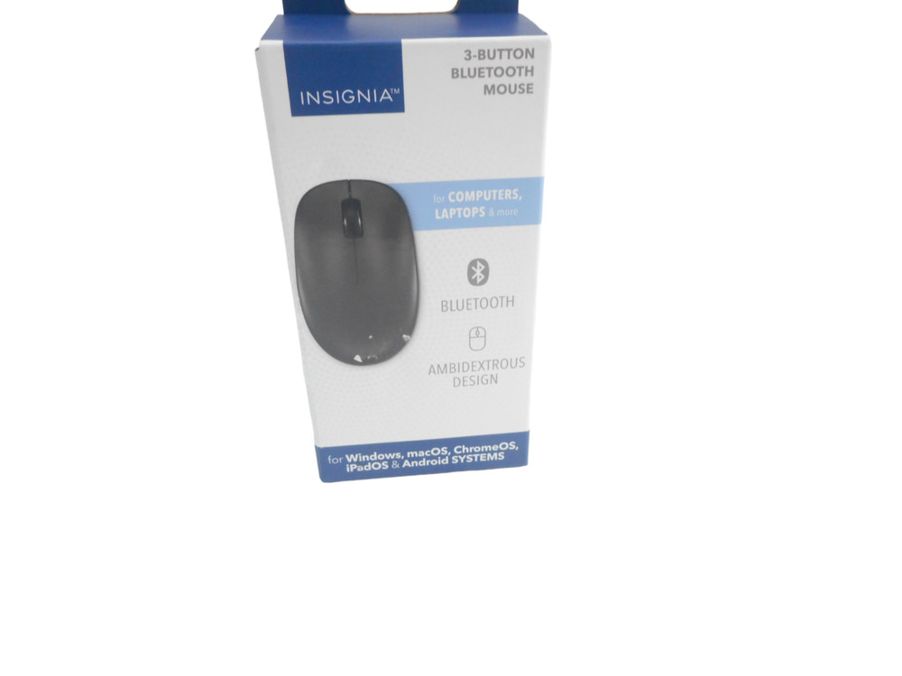 Insignia 3-Button Bluetooth Mouse - NS-PM3NK3B24 - NEW