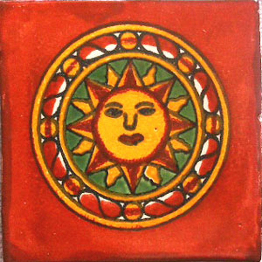 #C058 MEXICAN CERAMIC HANDMADE TALAVERA TILE SETS