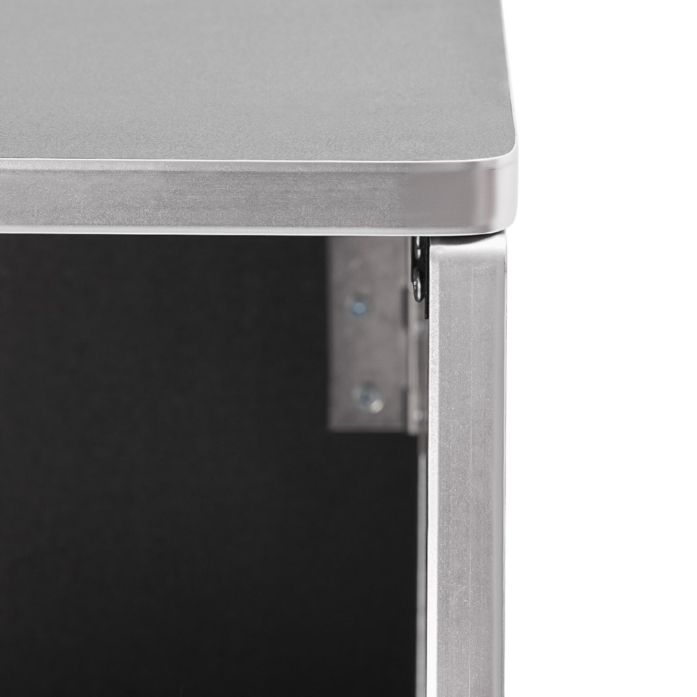 Double Layer Bar Prep Table Set - Mobile Bartender Station for Events