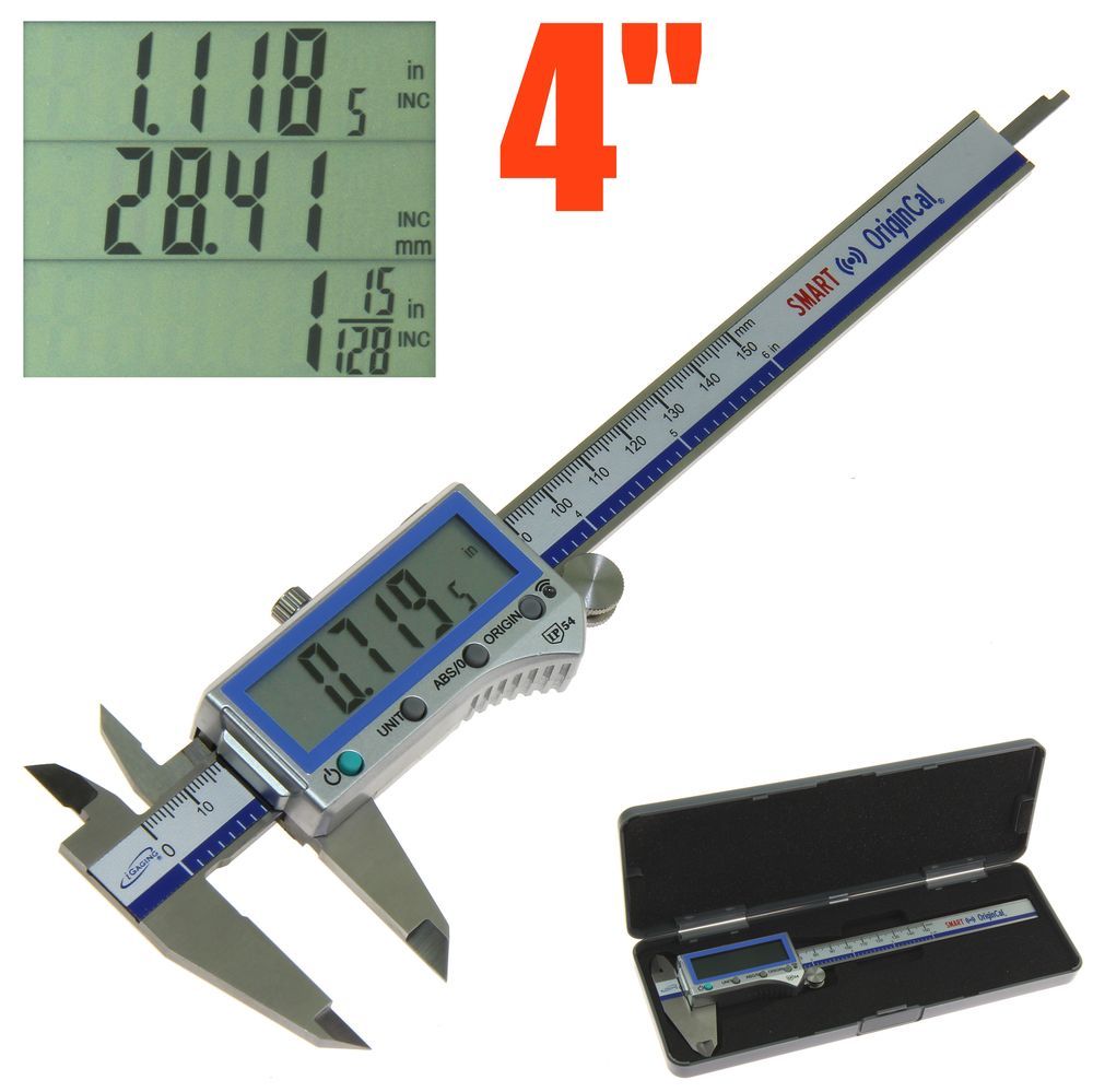 Digital Caliper Bluetooth Data 4"/100mm Absolute Origin IP54 Protection iGaging