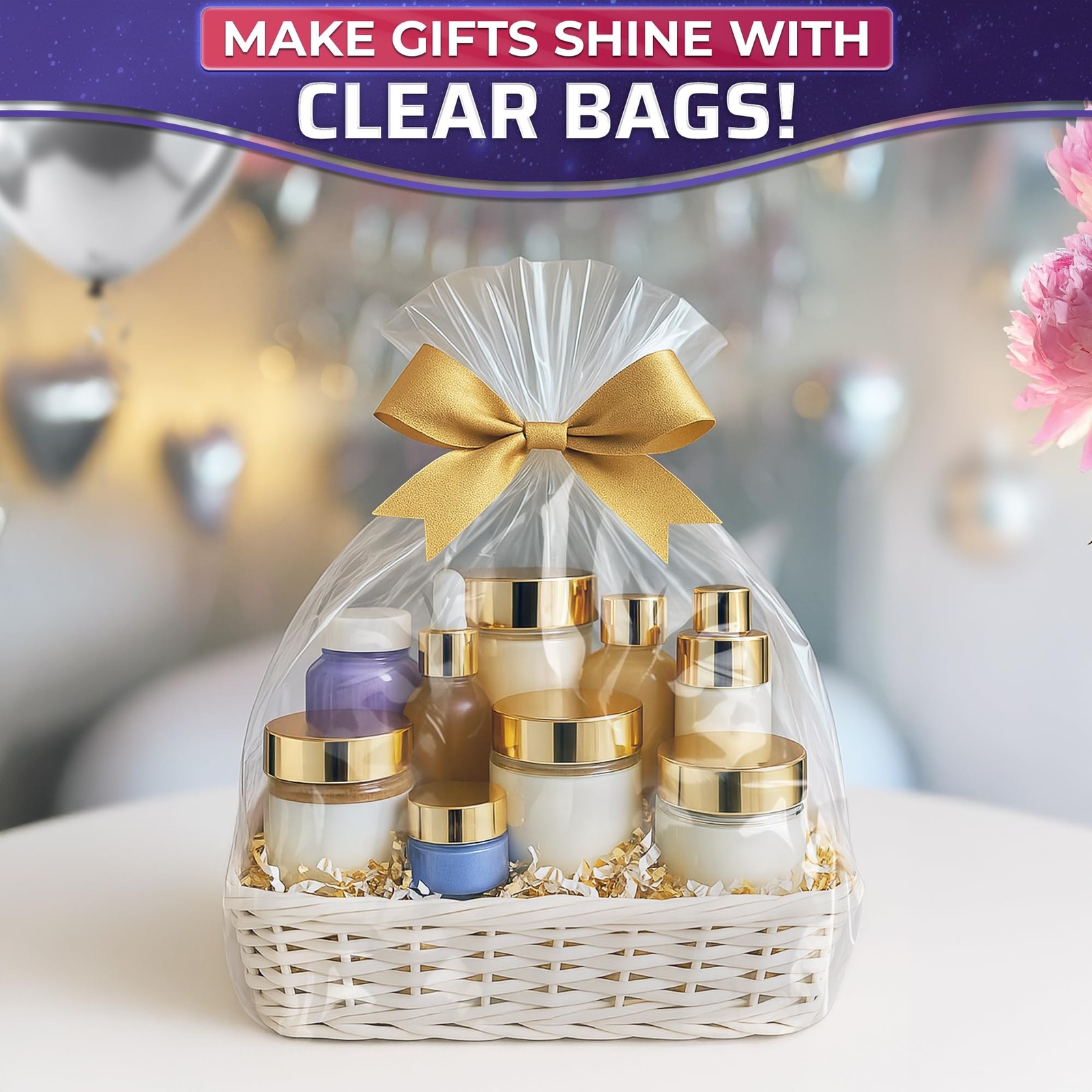 50 PCS 16x24 Inch Clear Heat Shrink Wrap Bags Packaging Storage Bulky Items