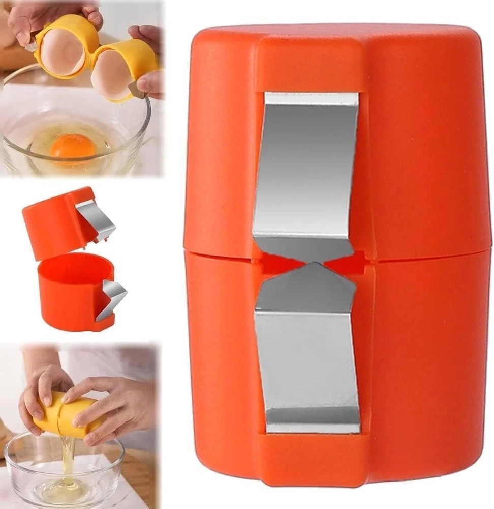 1 , 3PCS Egg Shell Opener Egg Cracker Separator Handheld Easy Breaker Kitchen Ga