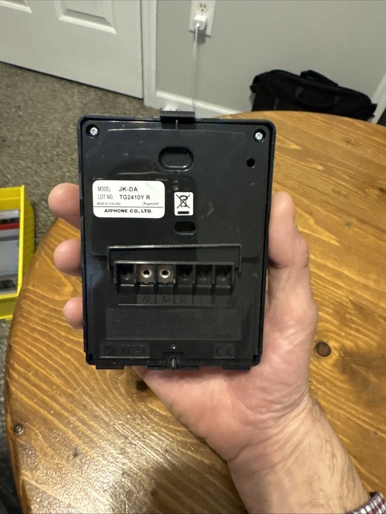 AIPHONE JK-DA SURFACE MOUNT AUDIO/VIDEO DOOR STATION Tested & Working
