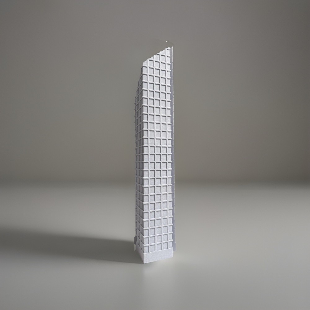 Crain Communications Building 26 Inches -Stone Gray