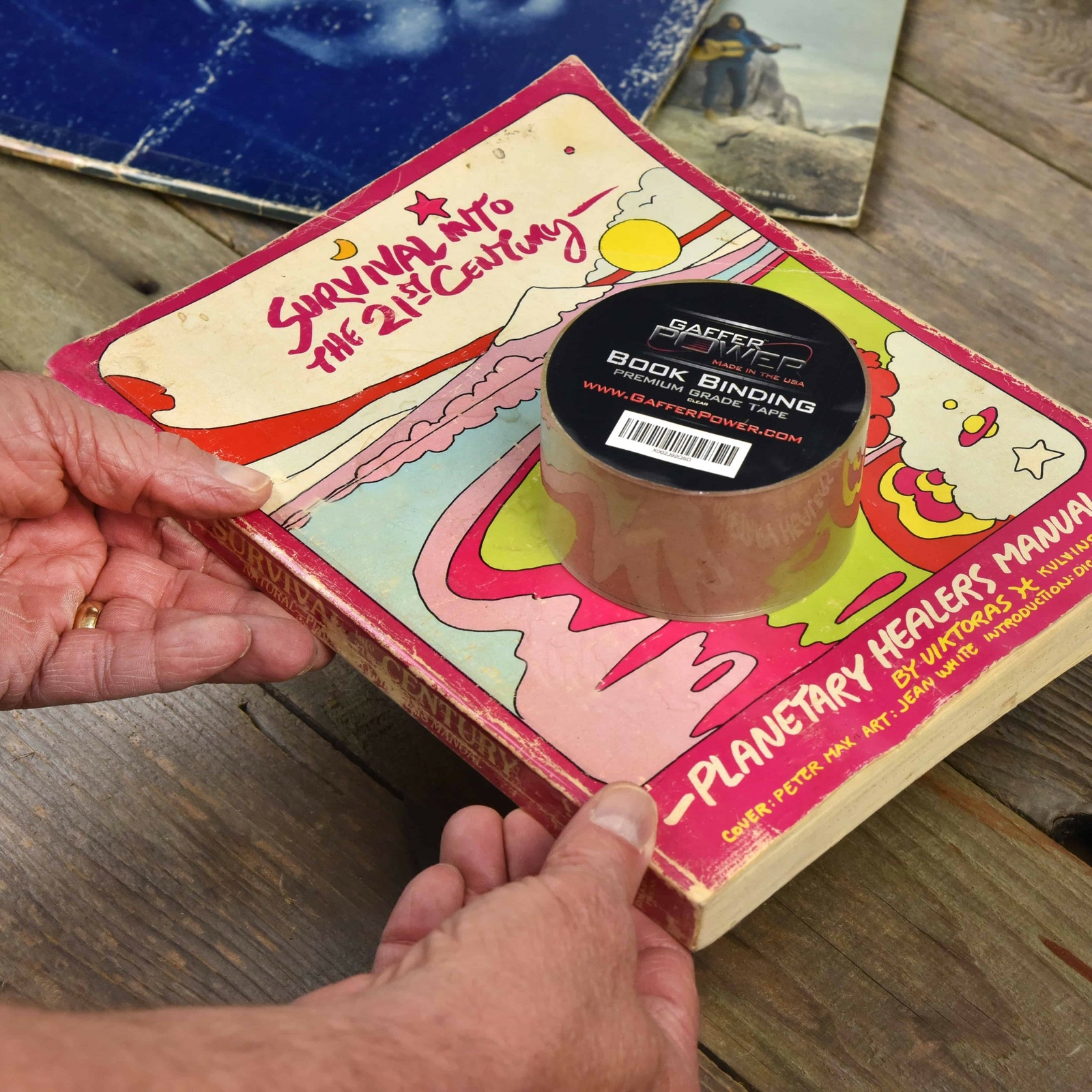 Bookbinding Tape by Gaffer Power, Clear Book Repair Tape - 2" X 15 Yards