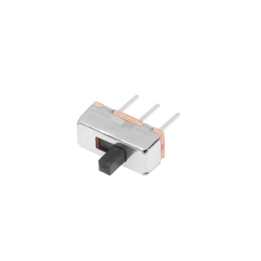 50x SPDT 3-Pin Vertical Slide Switch Mini PCB Circuit Mount Solder Tiny Small DC