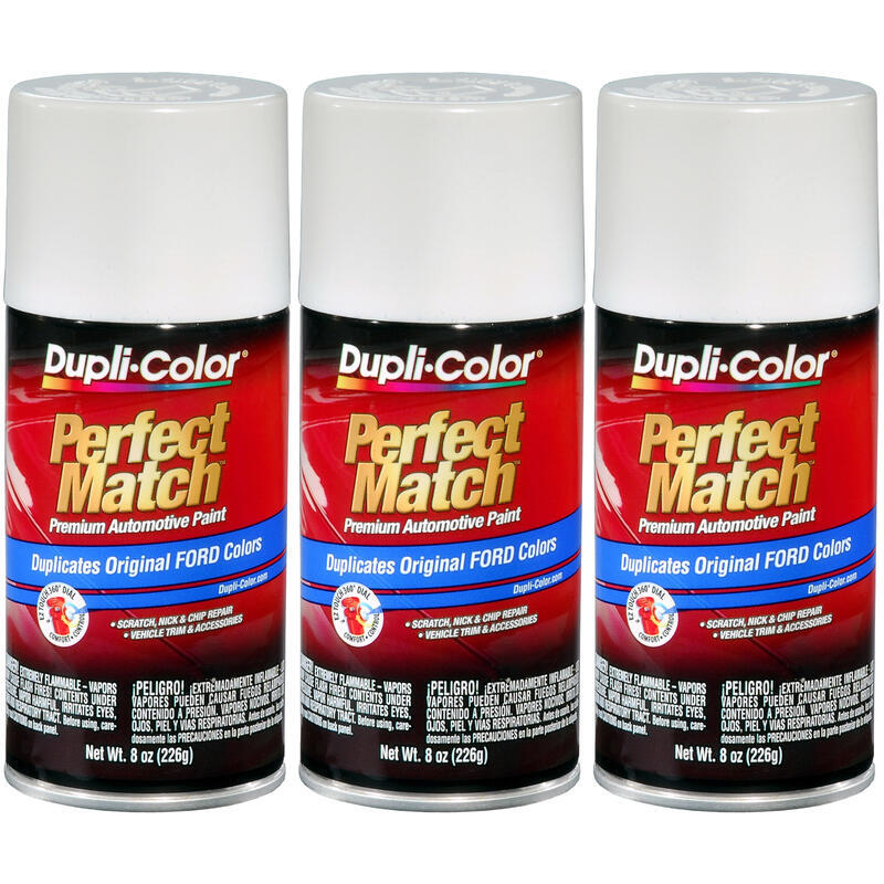 Duplicolor BFM0335 (3-Pack), Aerosol Paint for Ford WT, Performance White