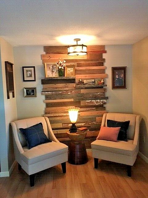 *10 SQ. FOOT* (3" WIDE) RECLAIMED WOOD ACCENT WALLBOARDS FROM BARN LUMBER
