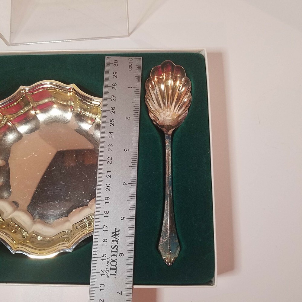 Oneida, Silverplate, Hostess Server Spoon Set Formal Dining Decor w Original Box