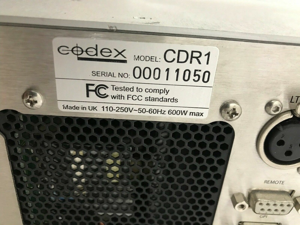 Codex CDR1 DIGILAB Digital Lab Recorder
