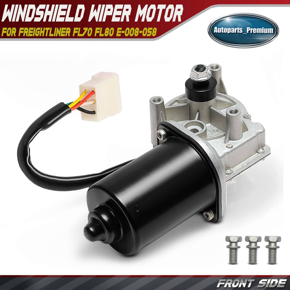 Front Side Windshield Wiper Motor for Freightliner FL70 FL80 Left-Hand E-008-058