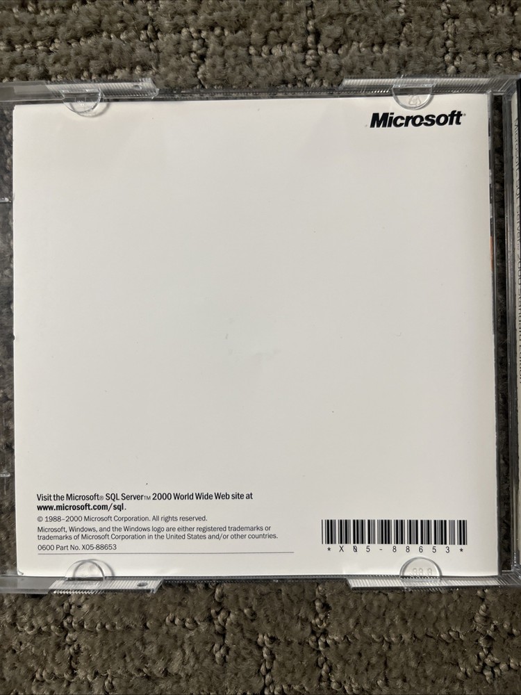 Microsoft SQL Server 2000 Standard Edition with Product Key
