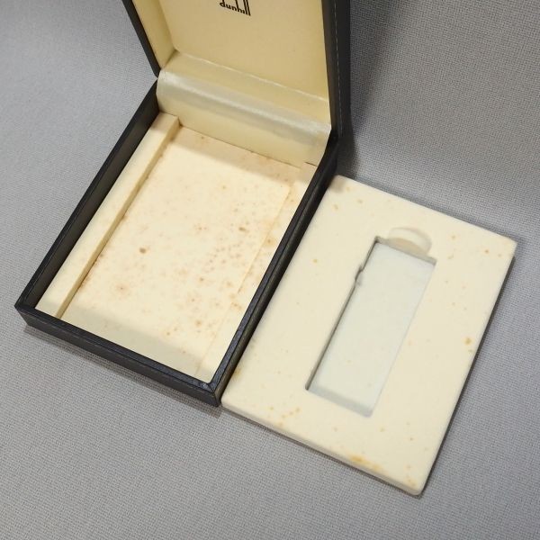 Dunhill Rollagas lighter Silver with box