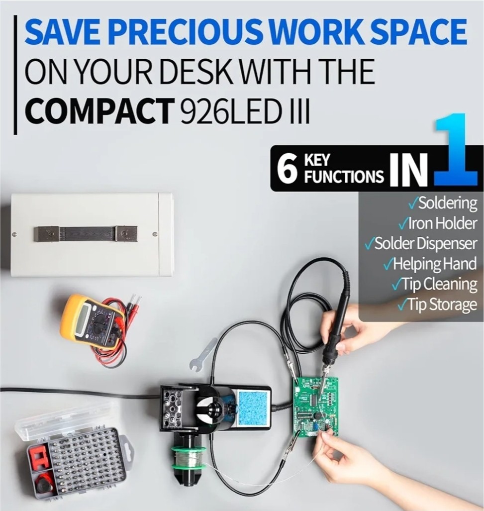 Yihua 926 LED III 60W LED Digital Display Soldering Station Soldering Iron Kit