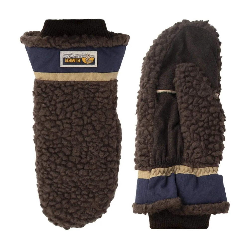 Elmer Gloves Wool Pile Mitten Brown