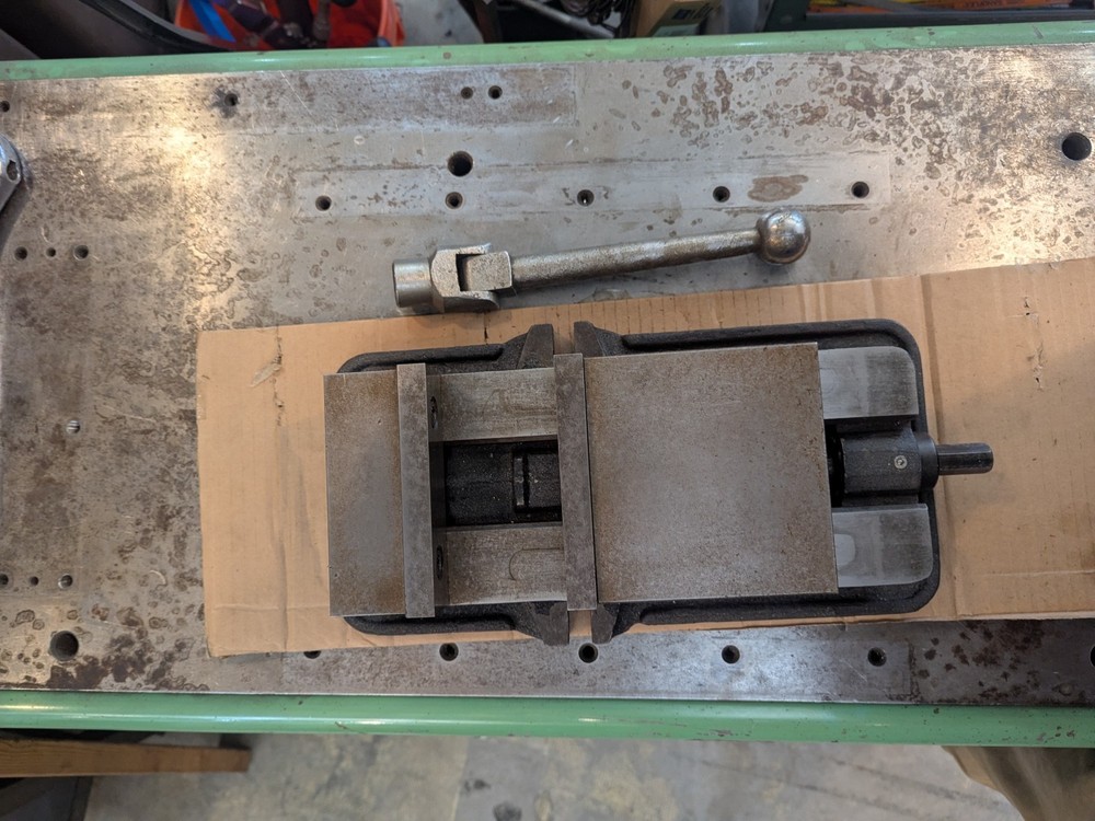 5" Machine Vise precision, MSC Posi-Lock, 4-7/8" opening